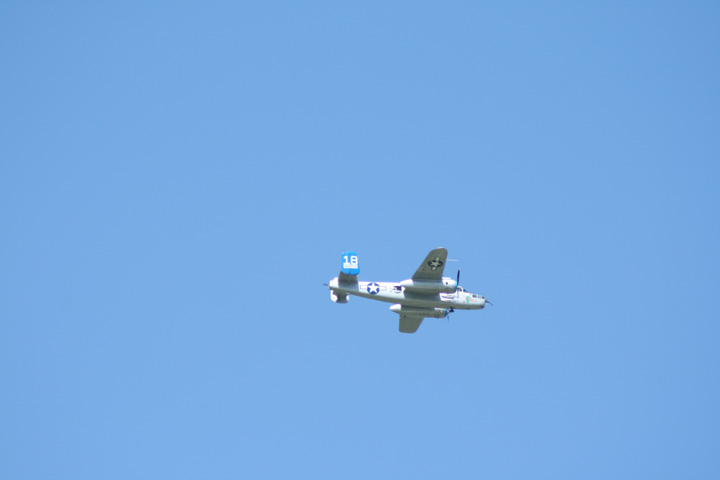 Warbirds And Airshows - Doolittle Reunion B-25 Fly-Over 2010